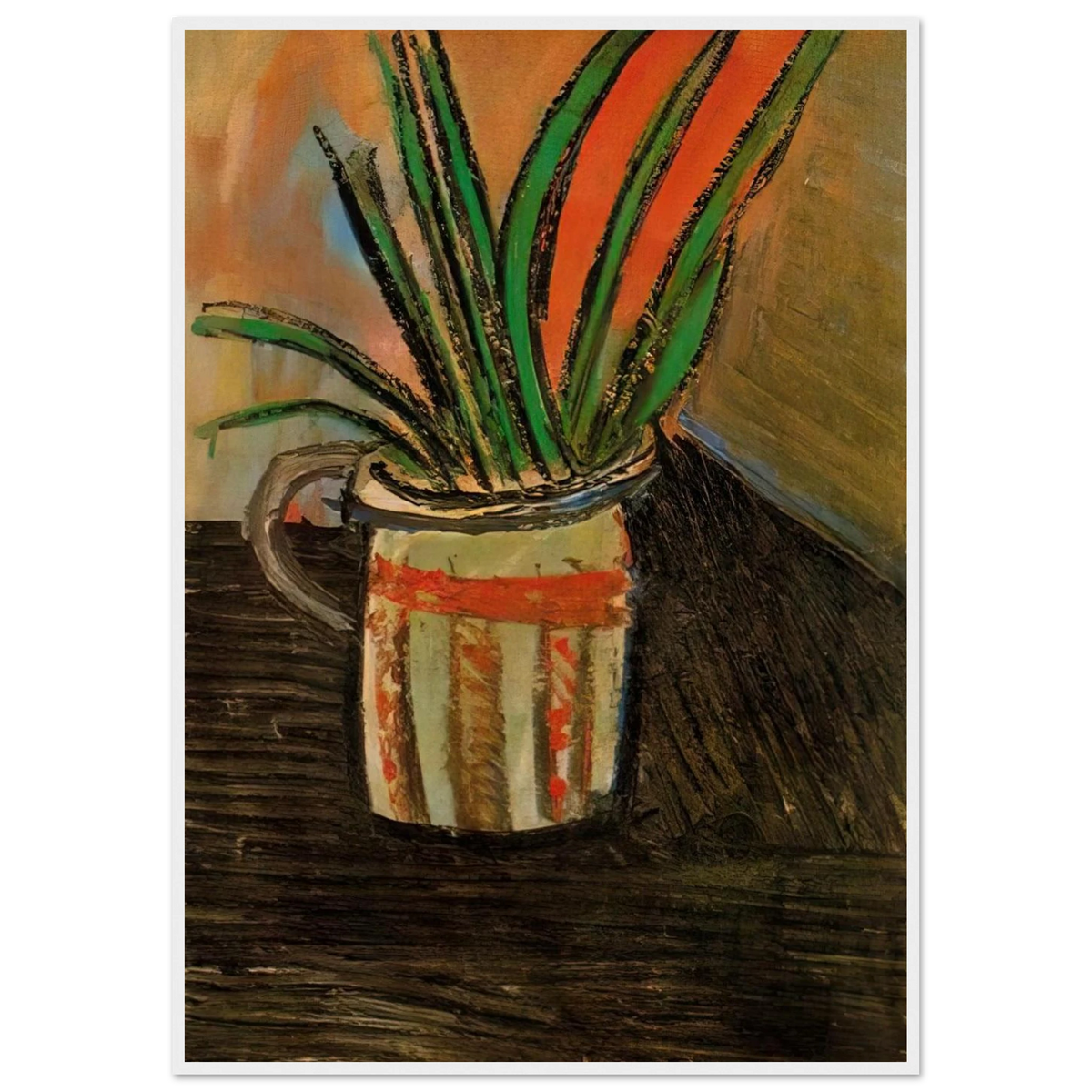 Exotic Flowers - 1907 Framed Poster | Pablo Picasso Framed Prints Wall Art | Pablo Picasso Shop