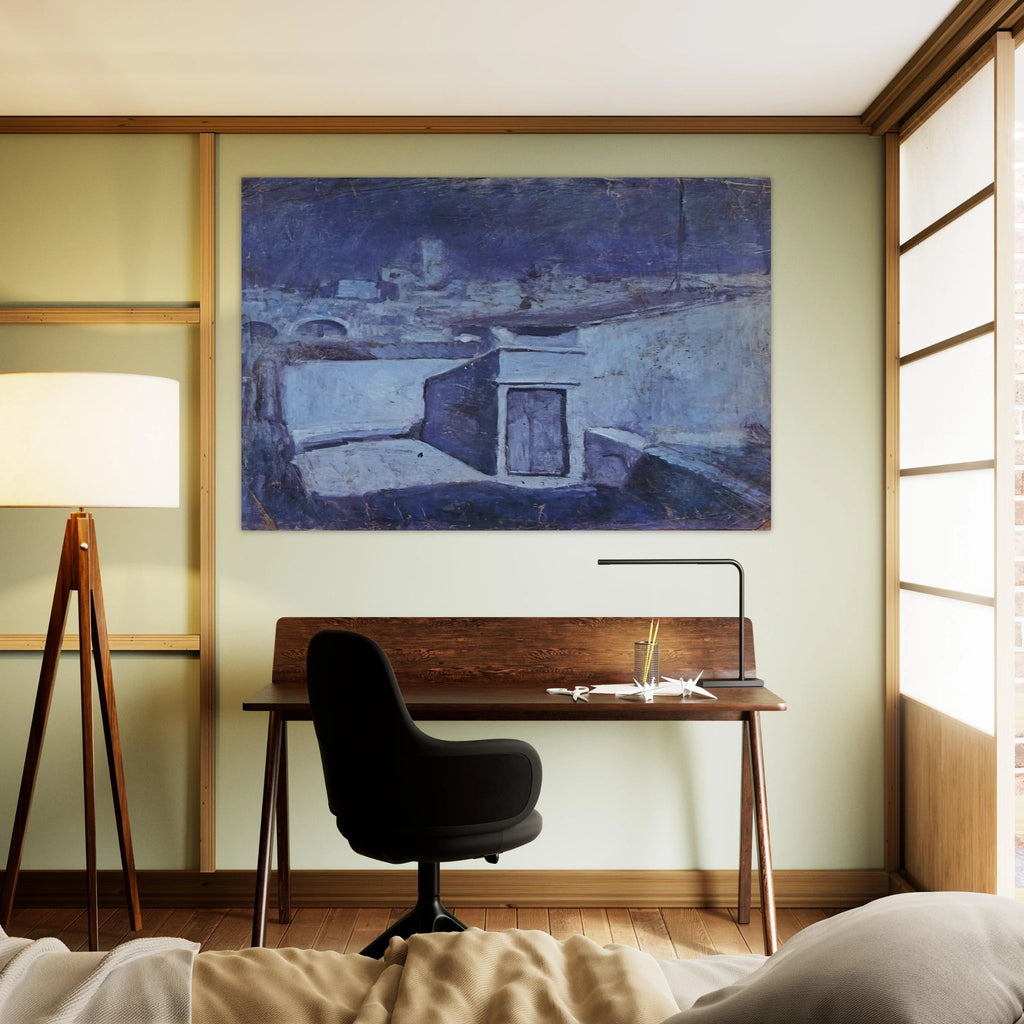 The roofs of Barcelona in the moonlight Poster | Pablo Picasso Poster | Pablo Picasso Shop