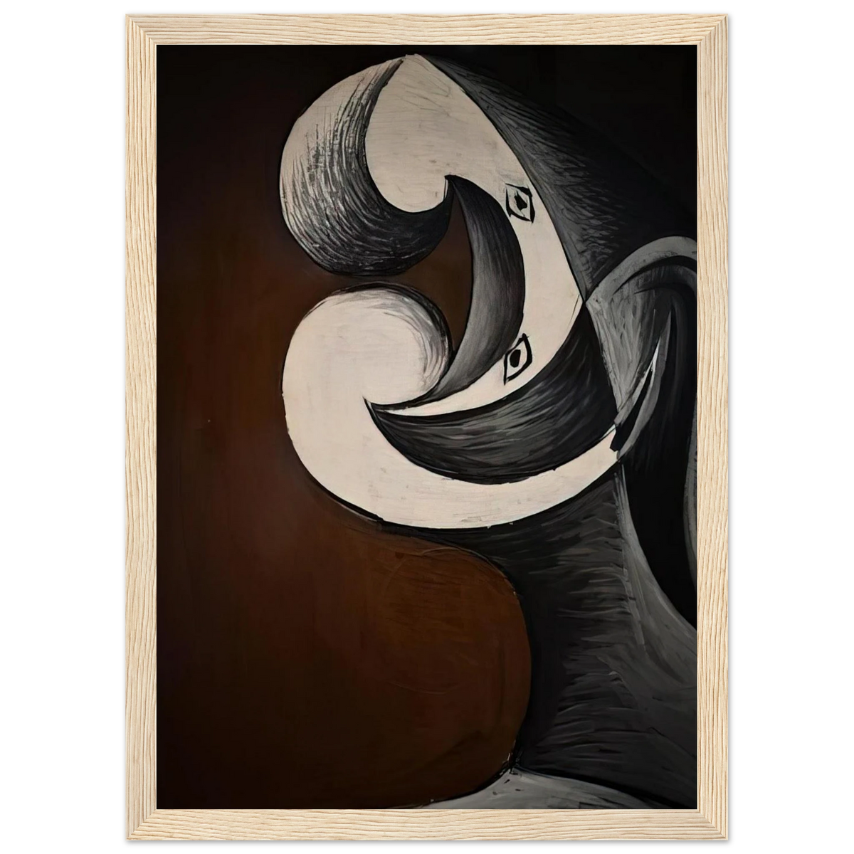 Abstraction Head - 1930 Framed Poster | Pablo Picasso Framed Prints Wall Art | Pablo Picasso Shop