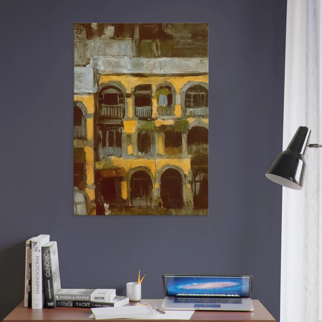 A blue house Canvas | Pablo Picasso Canvas | Pablo Picasso Shop
