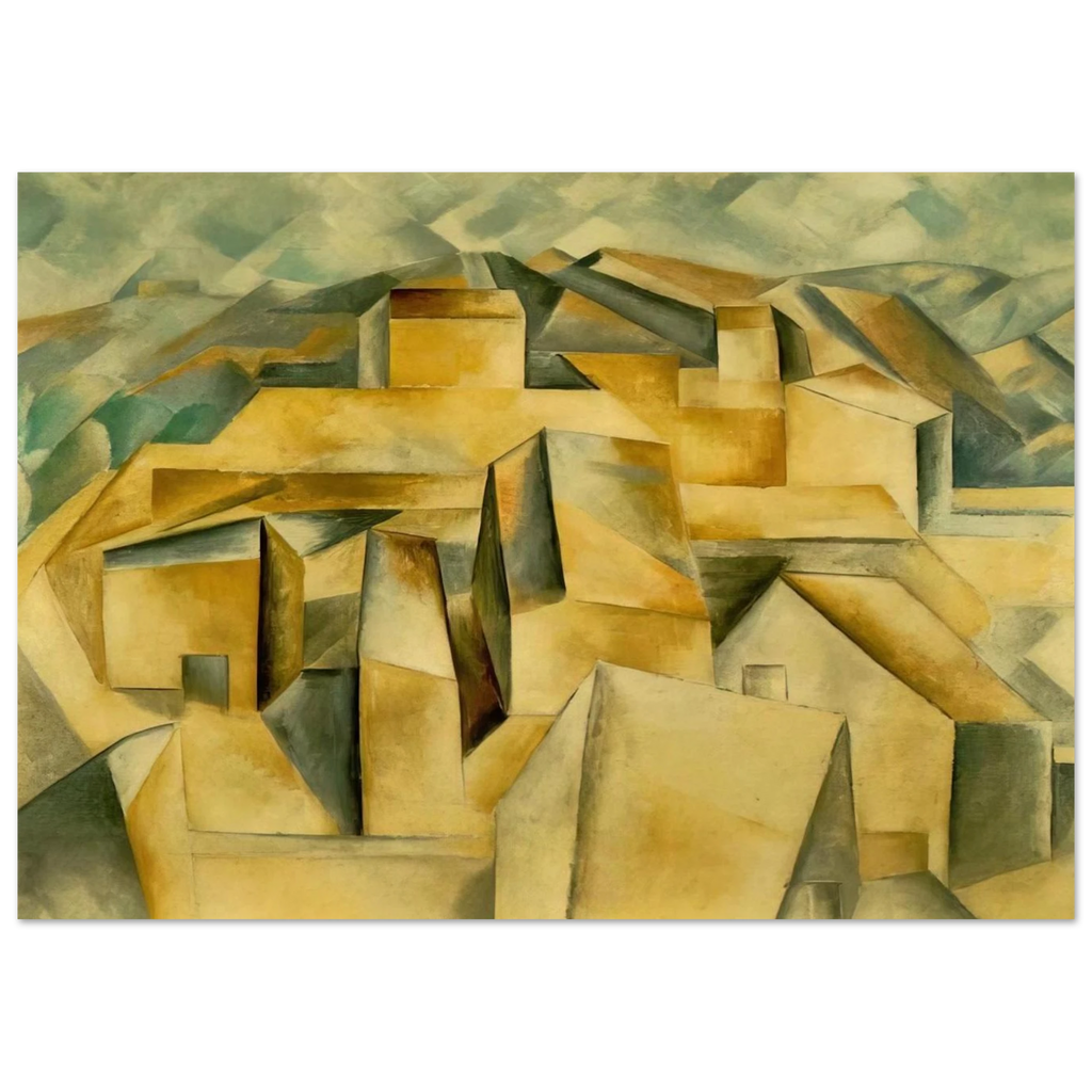 Houses on the hill Poster | Pablo Picasso Poster | Pablo Picasso Shop