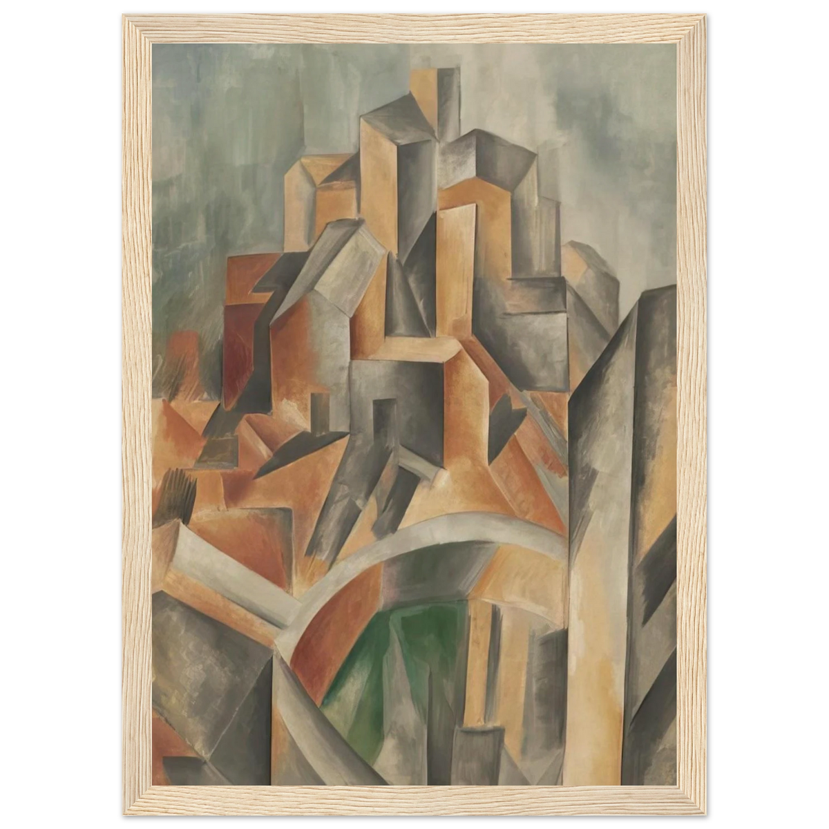 The Reservoir, Horta de Ebro Framed Poster | Pablo Picasso Framed Prints Wall Art | Pablo Picasso Shop