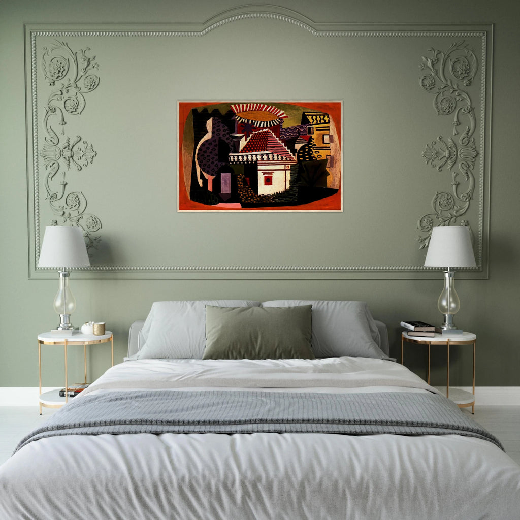 Landscape of Juan-les-Pins Framed Poster | Pablo Picasso Framed Prints Wall Art | Pablo Picasso Shop