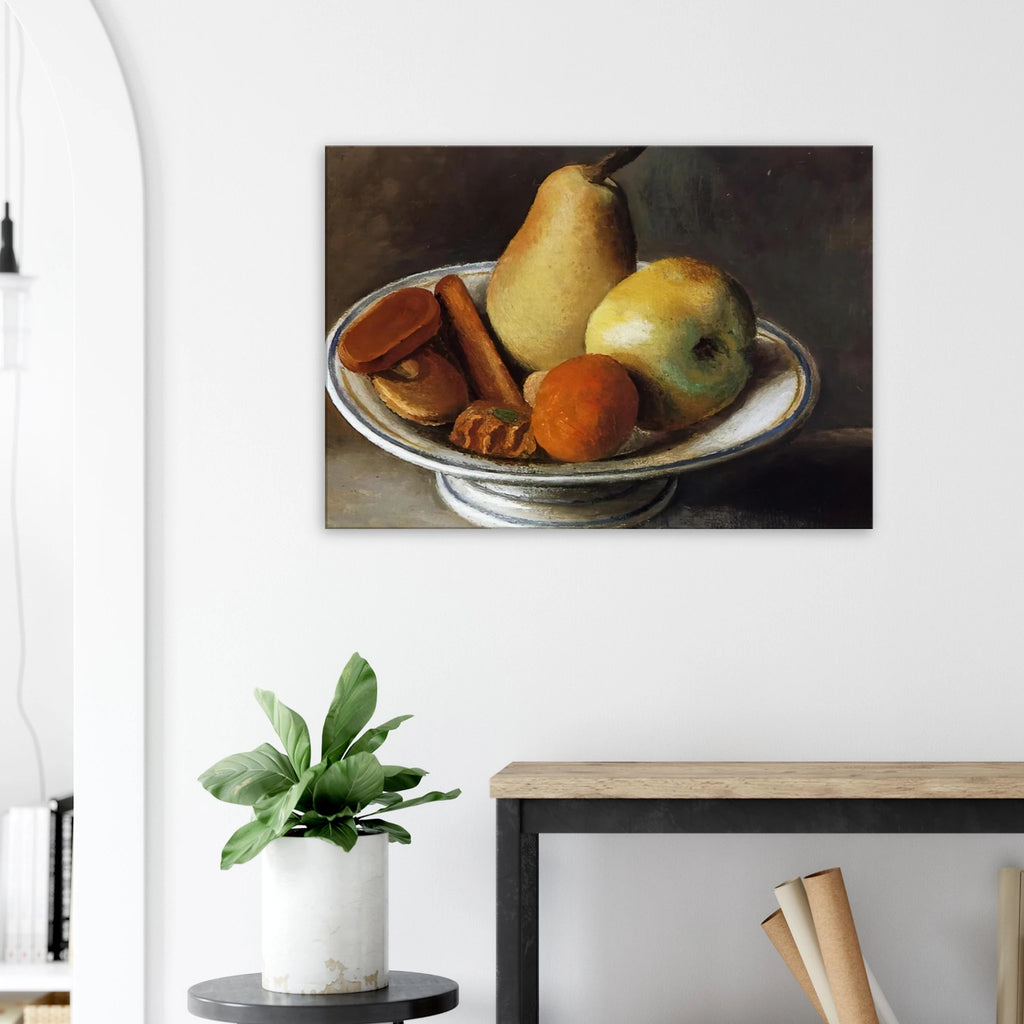 Fruit Bowl with Fruit - 1918 Canvas | Pablo Picasso Canvas | Pablo Picasso Shop