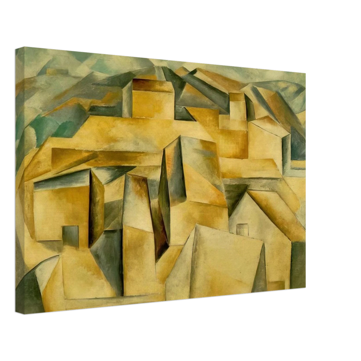 Houses on the hill Canvas | Pablo Picasso Canvas | Pablo Picasso Shop