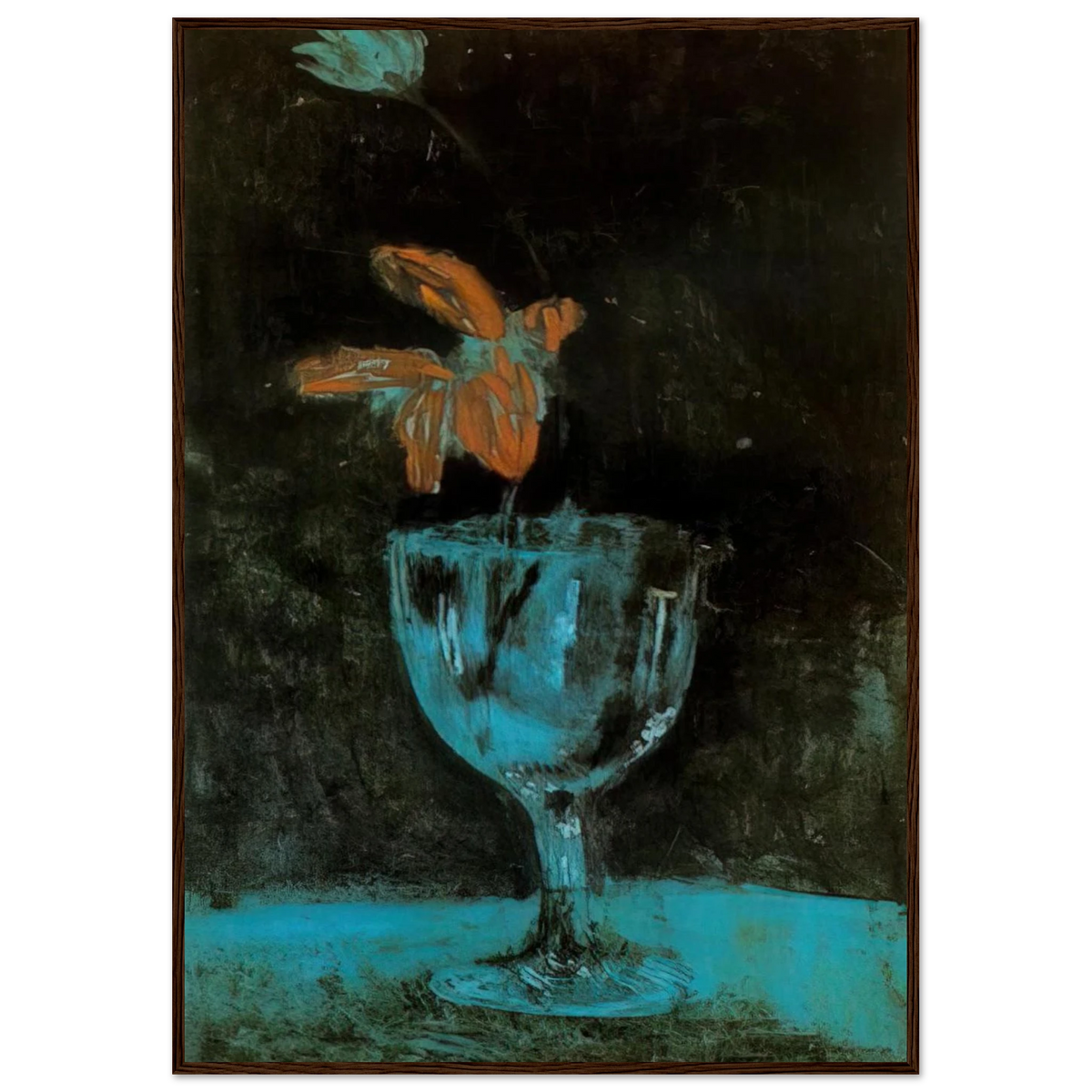 A blue vase - 1903 Framed Poster | Pablo Picasso Framed Prints Wall Art | Pablo Picasso Shop
