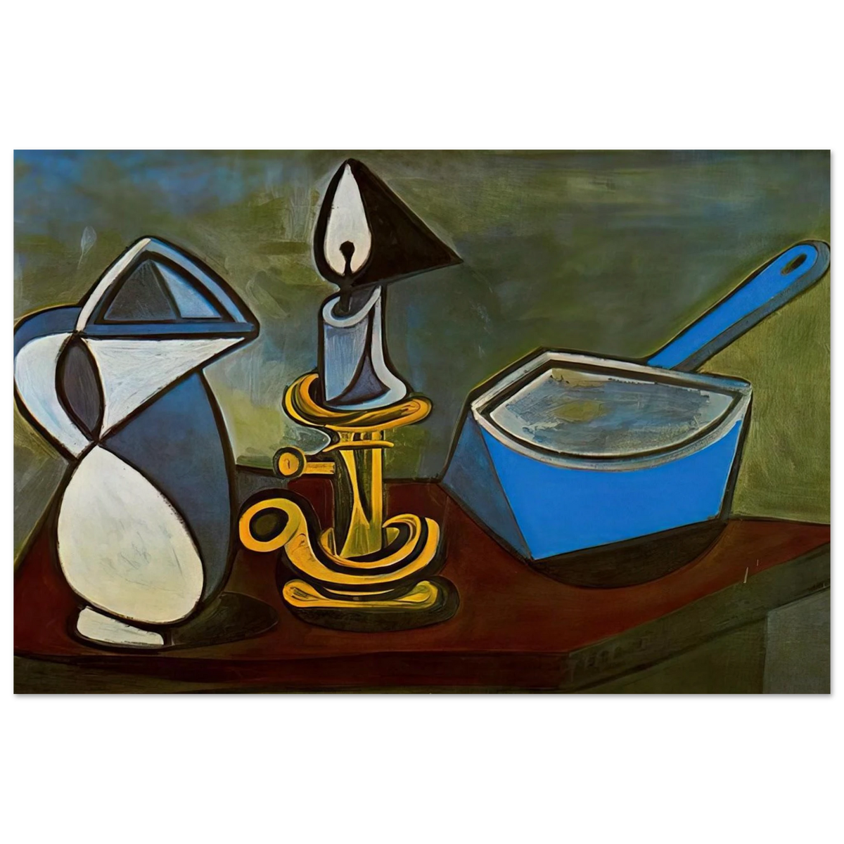 Jug, candle and enamel pan - 1945 Poster | Pablo Picasso Poster | Pablo Picasso Shop