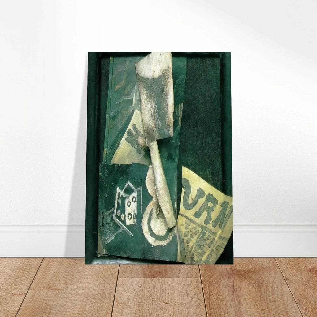 Glass and newspaper Canvas | Pablo Picasso Canvas | Pablo Picasso Shop