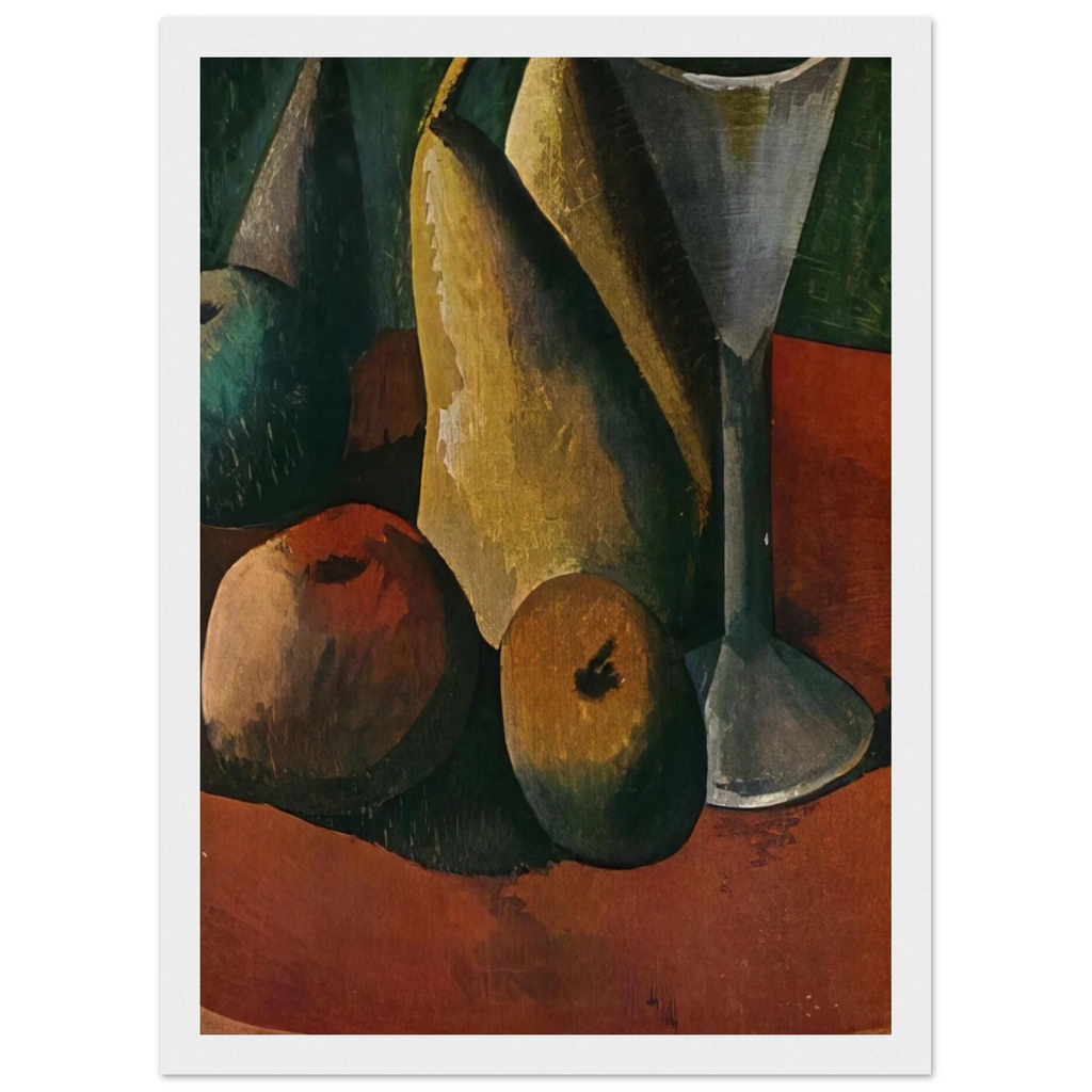 Glass and fruits Framed Poster | Pablo Picasso Framed Prints Wall Art | Pablo Picasso Shop