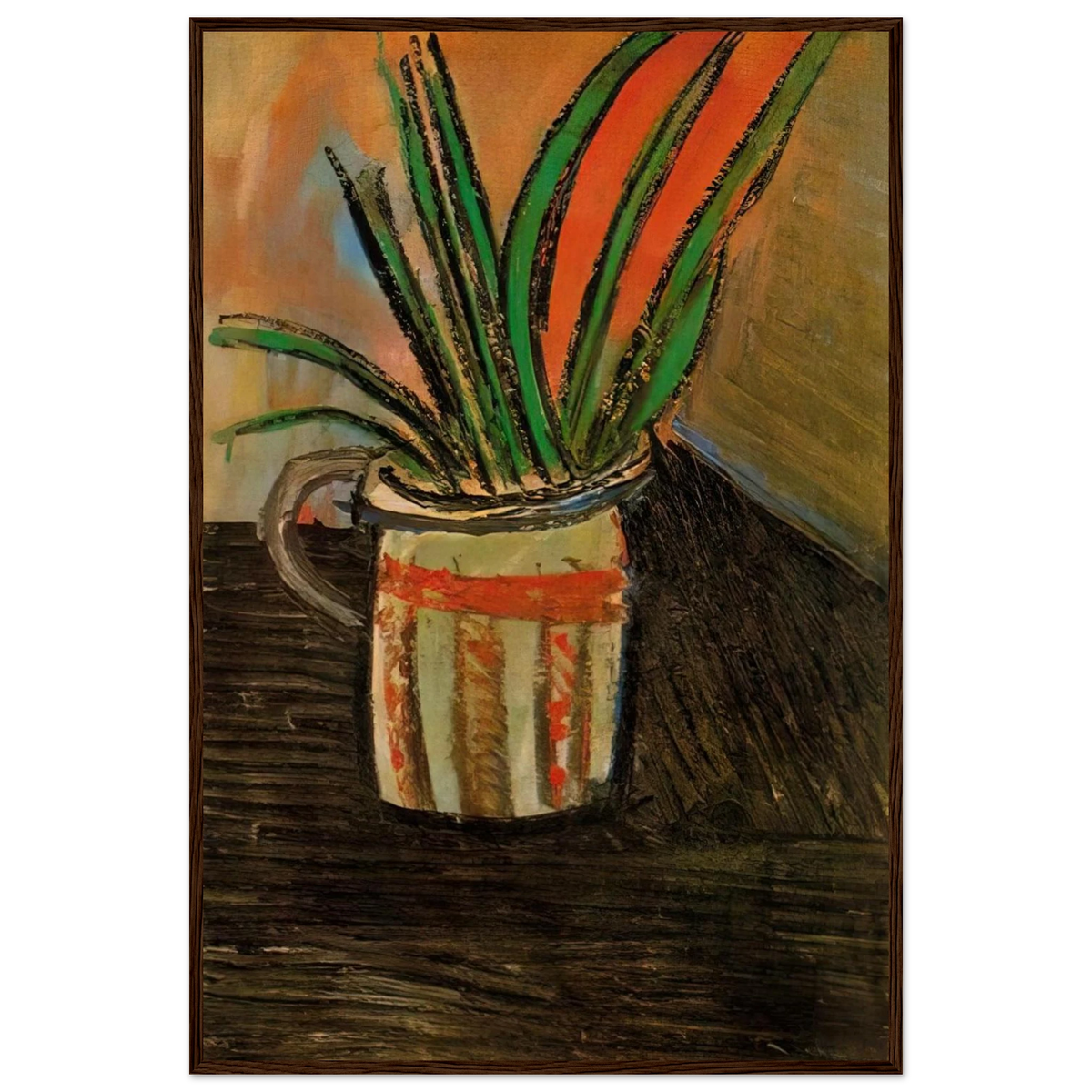 Exotic Flowers - 1907 Framed Poster | Pablo Picasso Framed Prints Wall Art | Pablo Picasso Shop