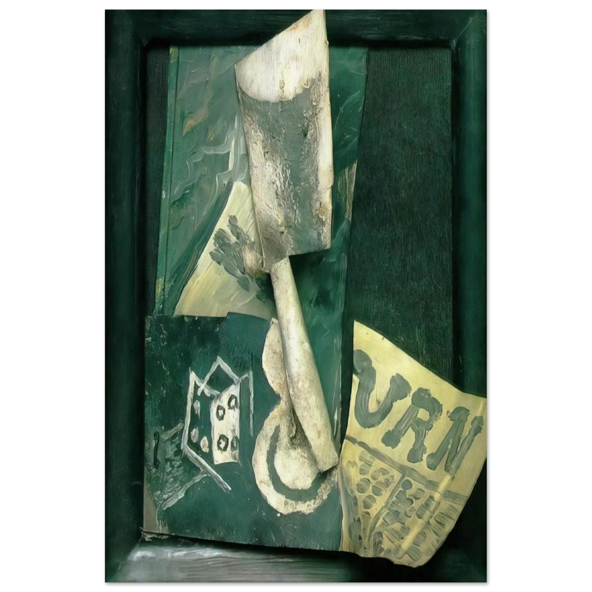 Glass and newspaper Poster | Pablo Picasso Poster | Pablo Picasso Shop