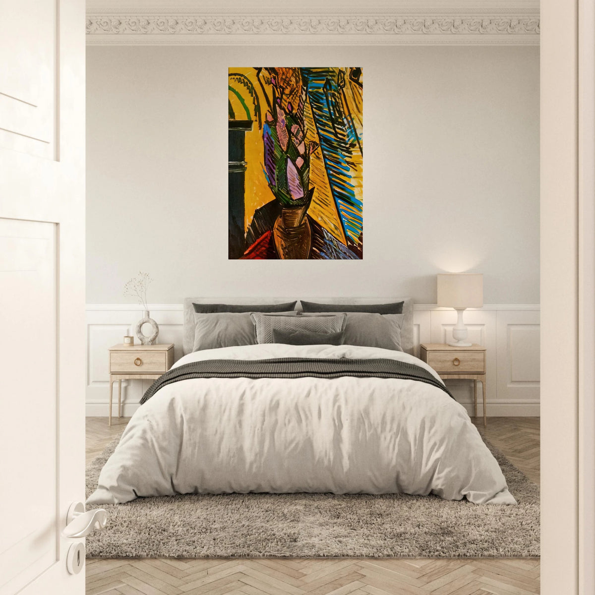 Flowers on the table Canvas | Pablo Picasso Canvas | Pablo Picasso Shop