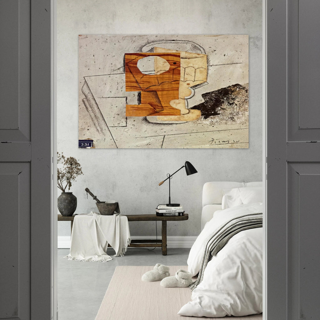 Glass on a Table - 1914 Poster | Pablo Picasso Poster | Pablo Picasso Shop