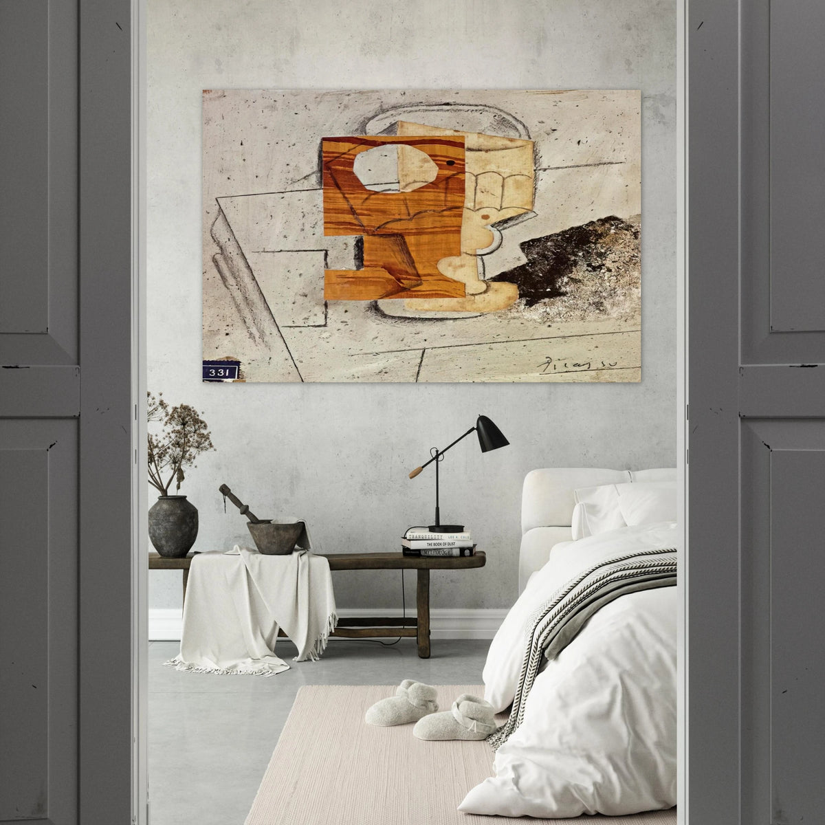 Glass on a Table - 1914 Poster | Pablo Picasso Poster | Pablo Picasso Shop