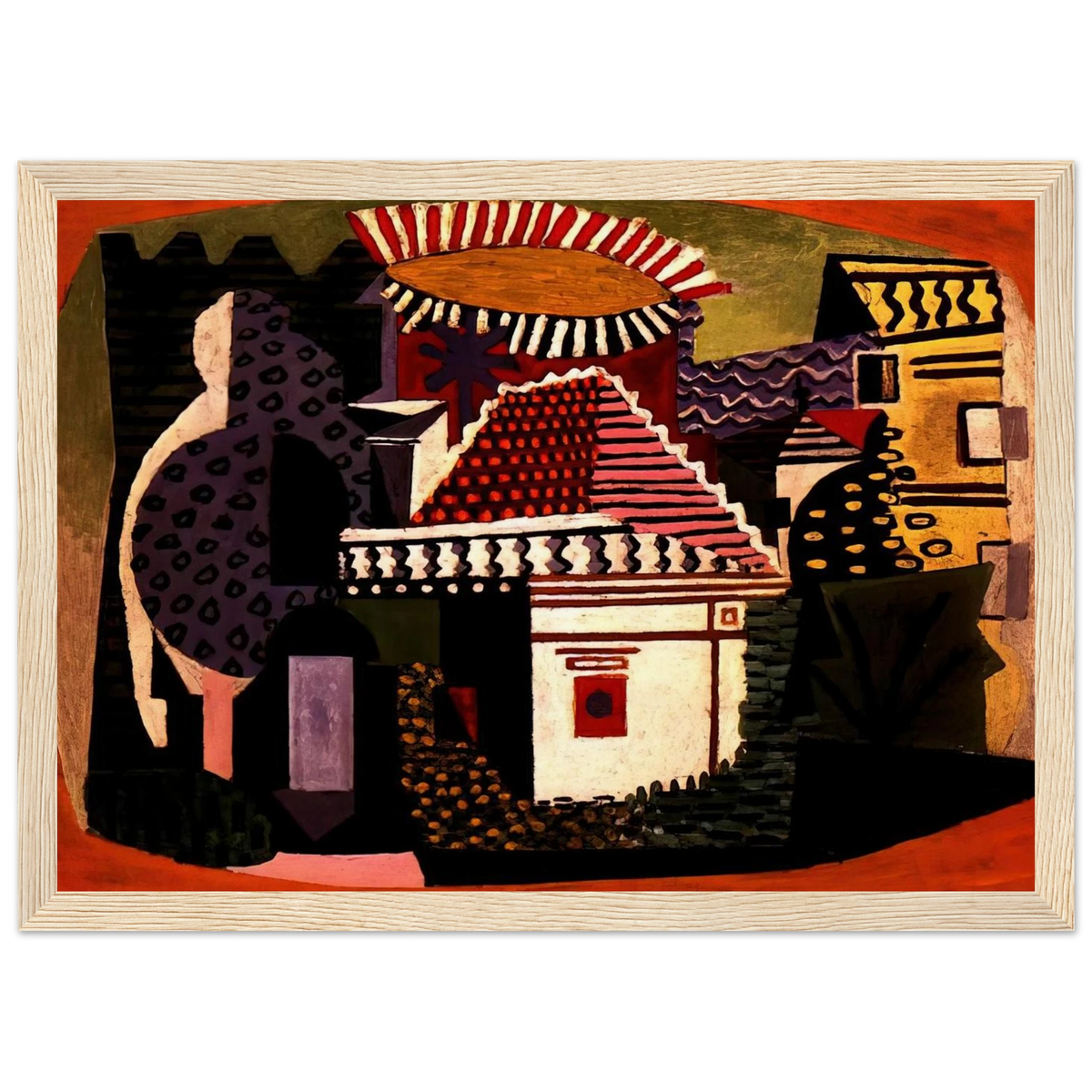 Landscape of Juan-les-Pins Framed Poster | Pablo Picasso Framed Prints Wall Art | Pablo Picasso Shop