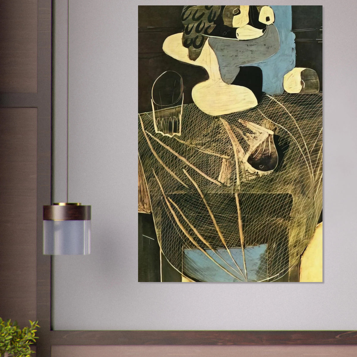 Still life with fishing net Poster | Pablo Picasso Poster | Pablo Picasso Shop