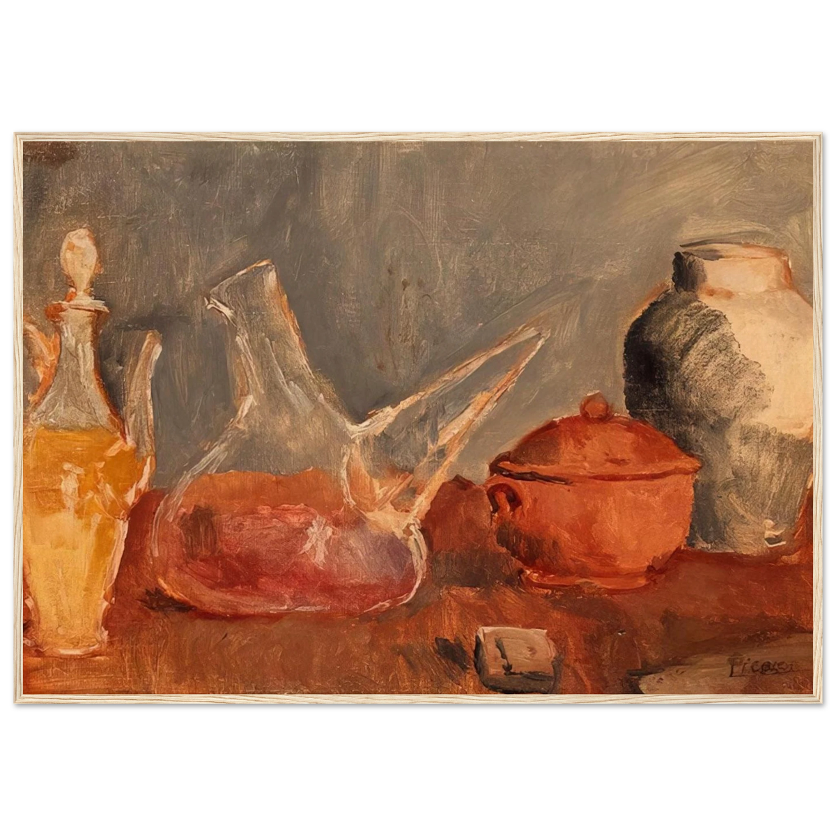 Still life with vases Framed Poster | Pablo Picasso Framed Prints Wall Art | Pablo Picasso Shop