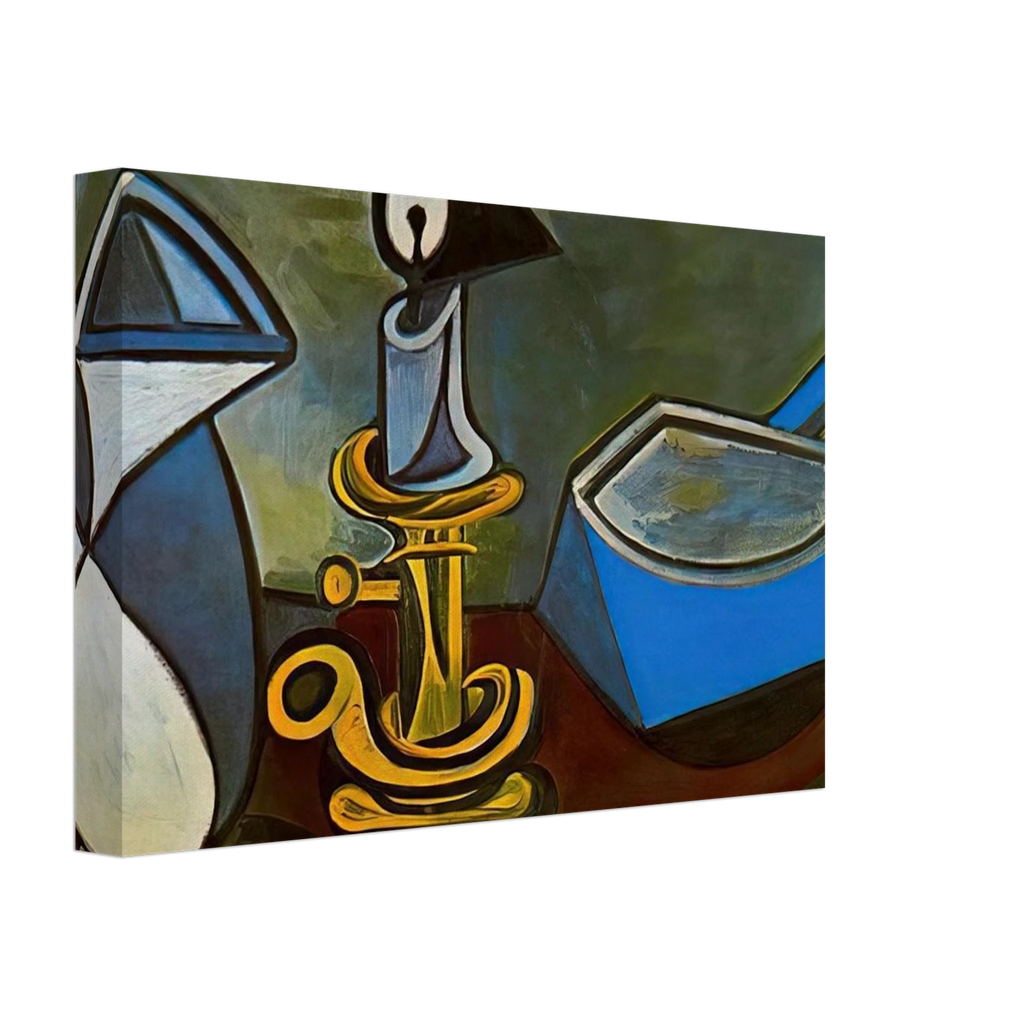 Jug, candle and enamel pan - 1945 Canvas | Pablo Picasso Canvas | Pablo Picasso Shop