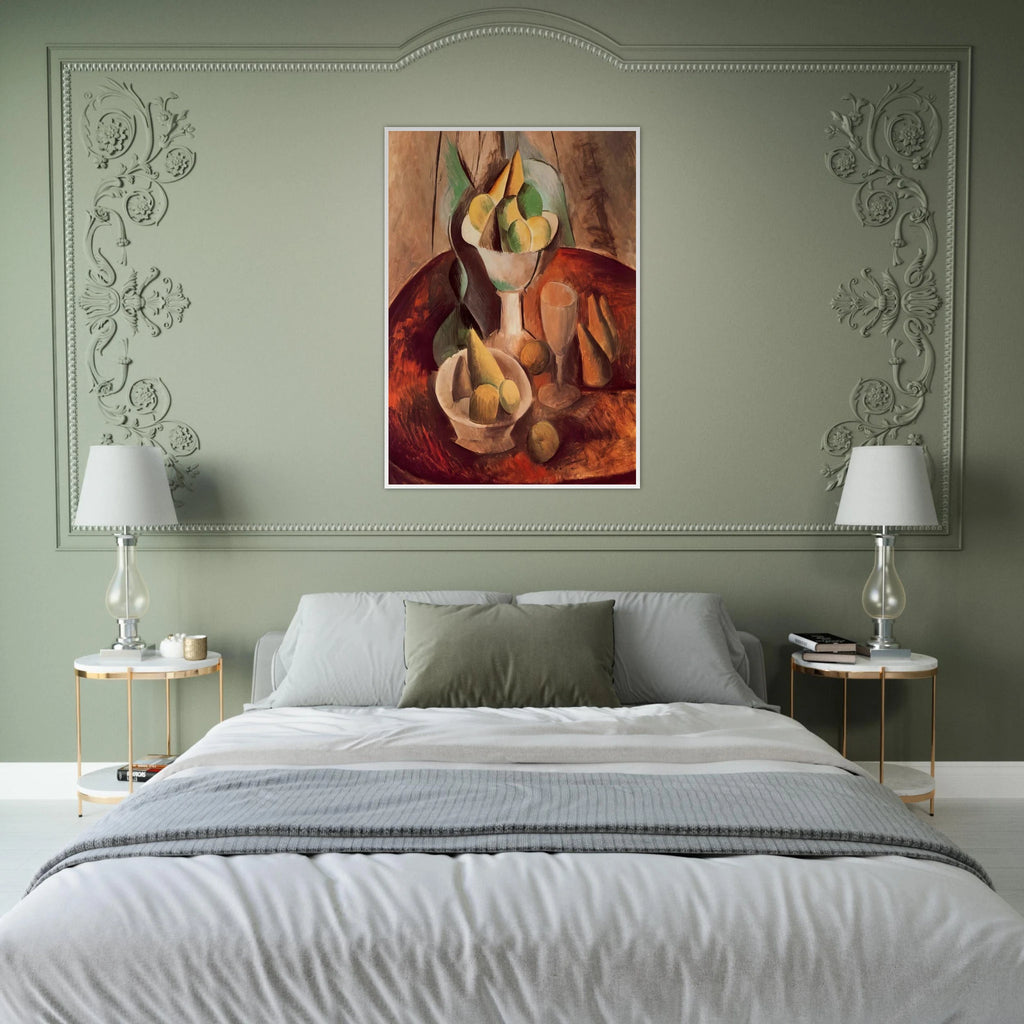 Fruit in a Vase - 1909 Framed Poster | Pablo Picasso Framed Prints Wall Art | Pablo Picasso Shop