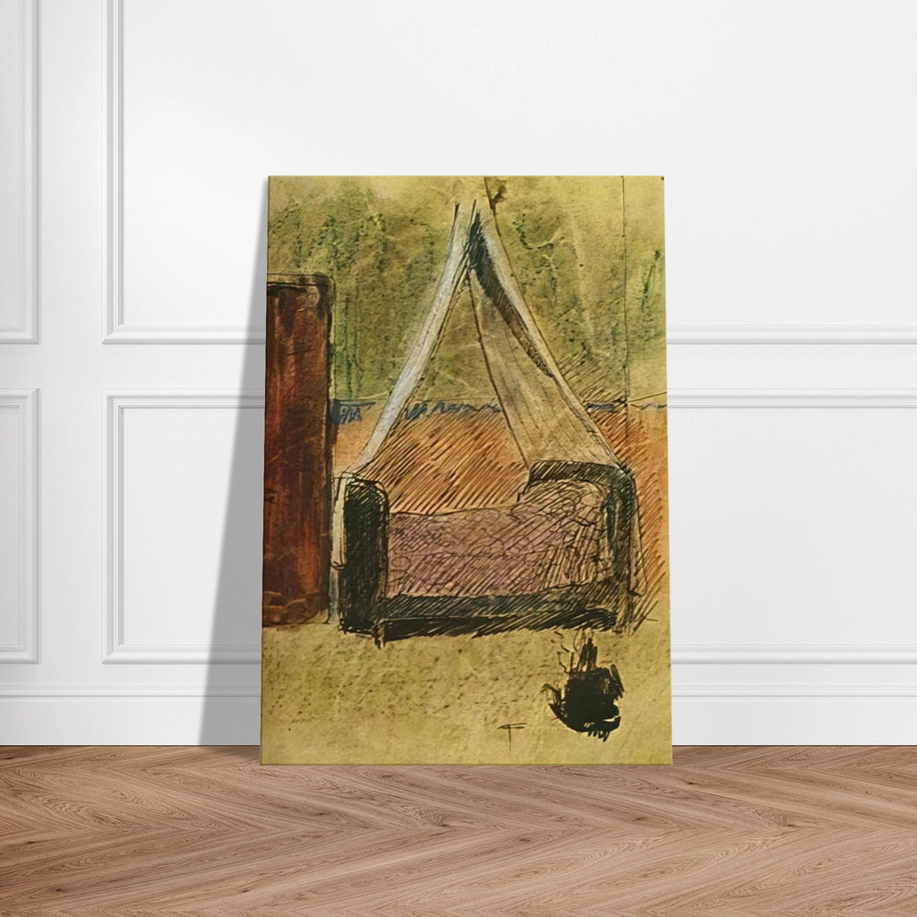 Bed with mosquito nets Canvas | Pablo Picasso Canvas | Pablo Picasso Shop