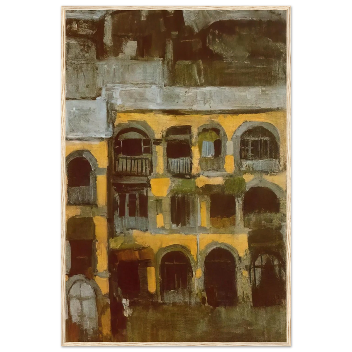 A blue house Framed Poster | Pablo Picasso Framed Prints Wall Art | Pablo Picasso Shop