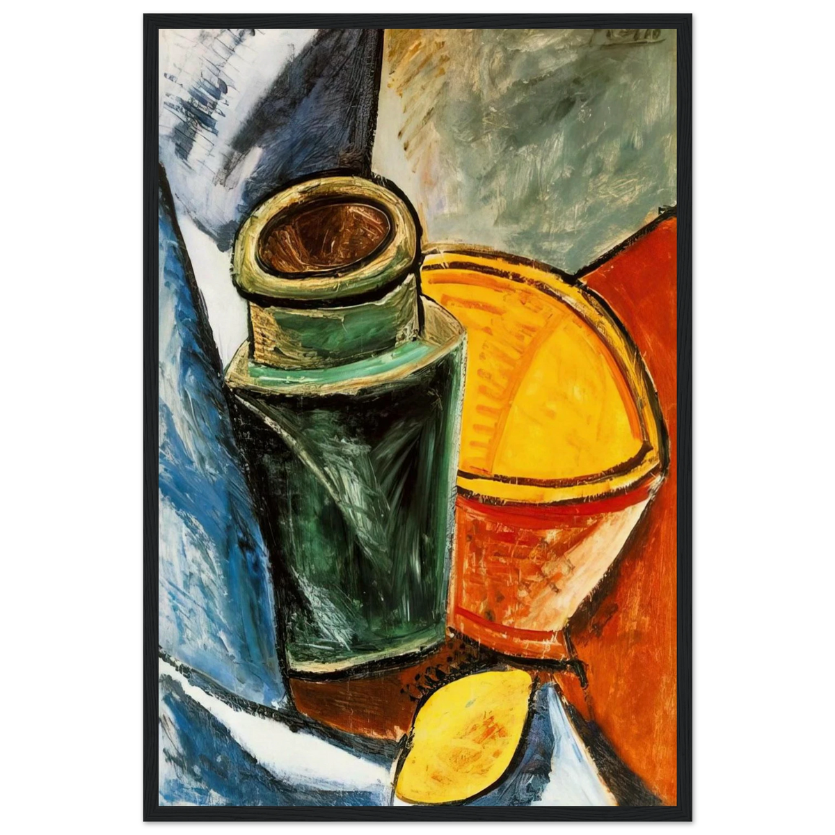 Still life with lemons Framed Poster | Pablo Picasso Framed Prints Wall Art | Pablo Picasso Shop