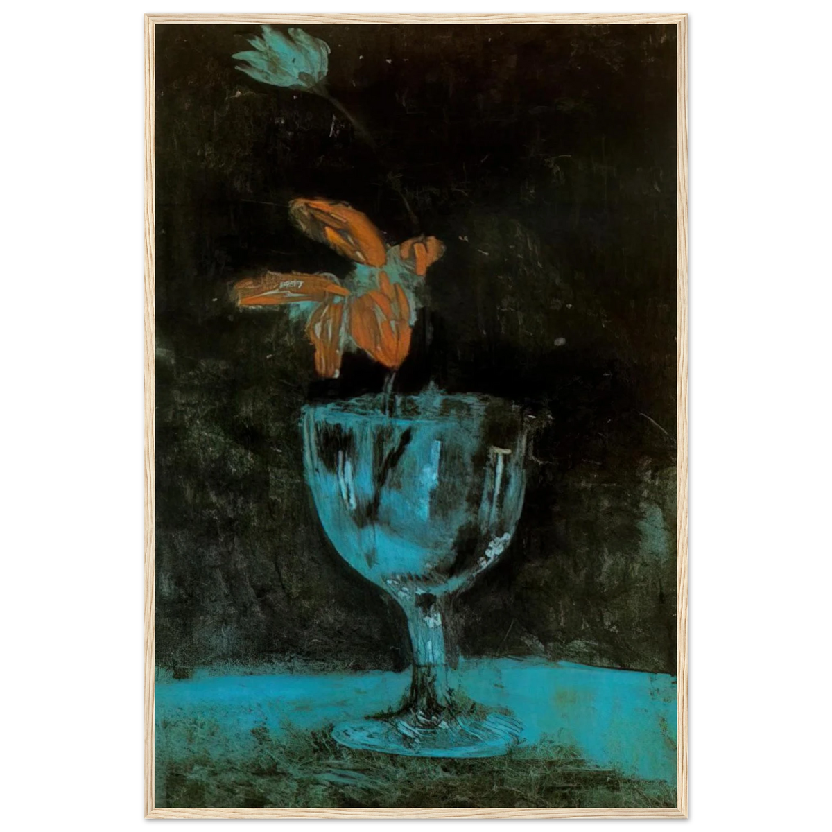A blue vase - 1903 Framed Poster | Pablo Picasso Framed Prints Wall Art | Pablo Picasso Shop