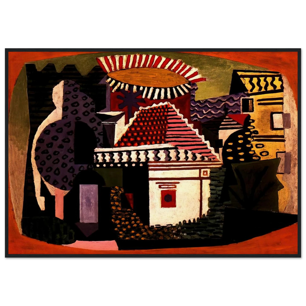 Landscape of Juan-les-Pins Framed Poster | Pablo Picasso Framed Prints Wall Art | Pablo Picasso Shop