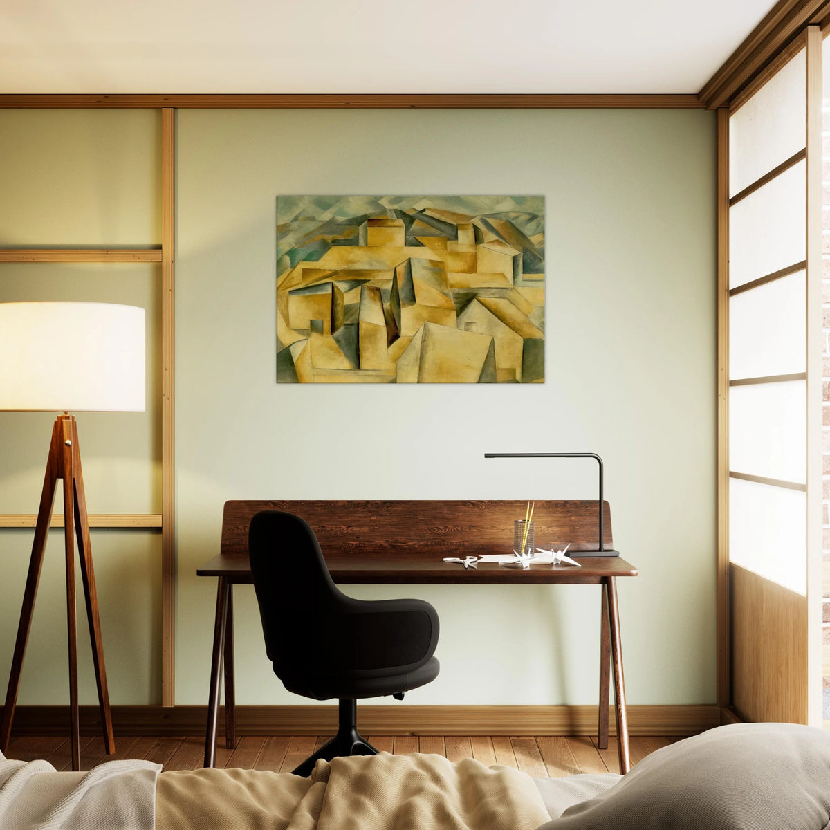 Houses on the hill Canvas | Pablo Picasso Canvas | Pablo Picasso Shop