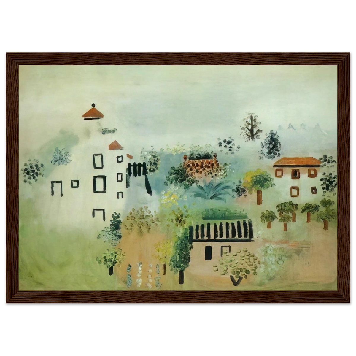 Landscape Framed Poster | Pablo Picasso Framed Prints Wall Art | Pablo Picasso Shop