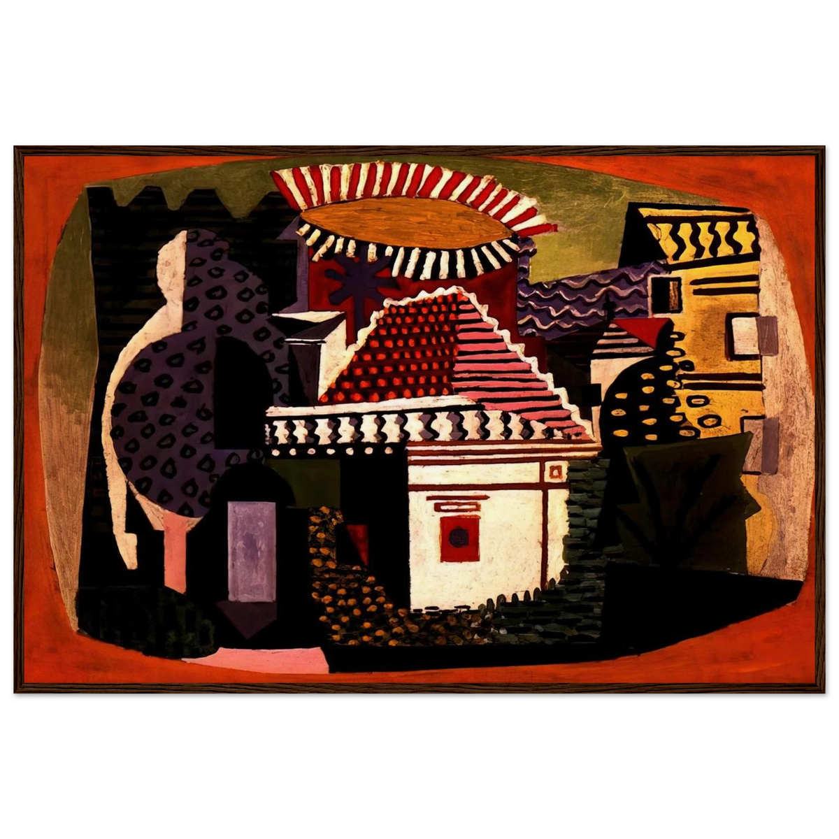Landscape of Juan-les-Pins Framed Poster | Pablo Picasso Framed Prints Wall Art | Pablo Picasso Shop