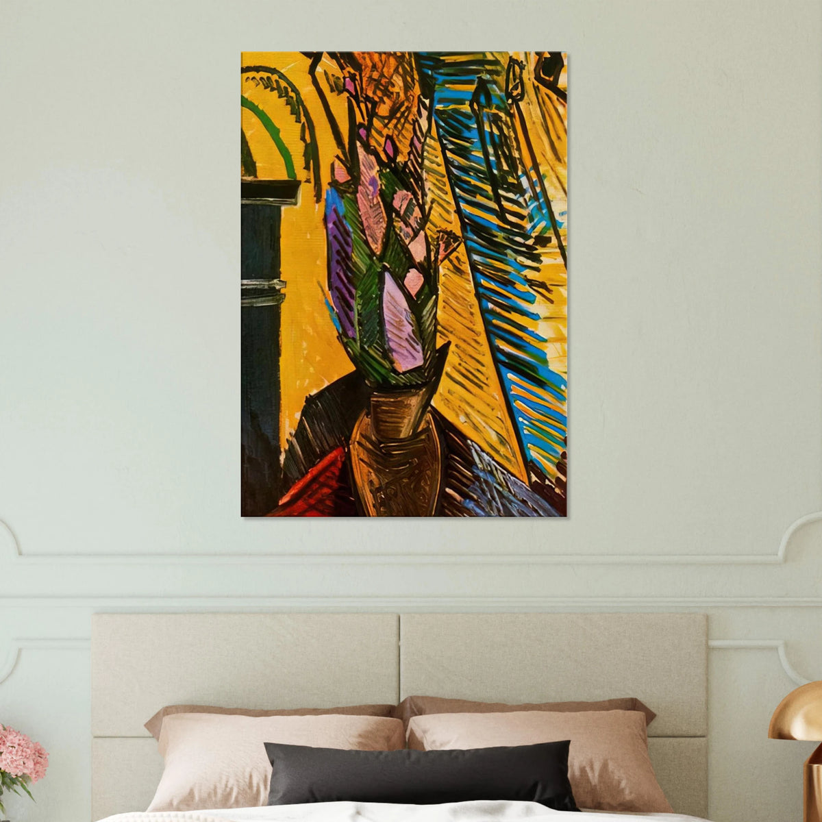 Flowers on the table Canvas | Pablo Picasso Canvas | Pablo Picasso Shop
