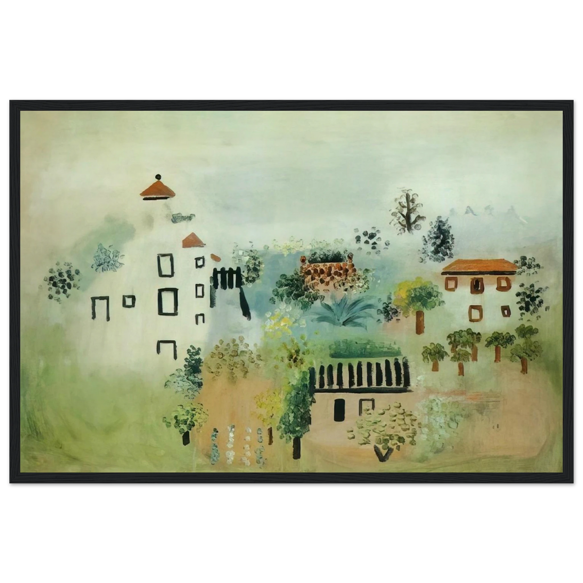 Landscape Framed Poster | Pablo Picasso Framed Prints Wall Art | Pablo Picasso Shop
