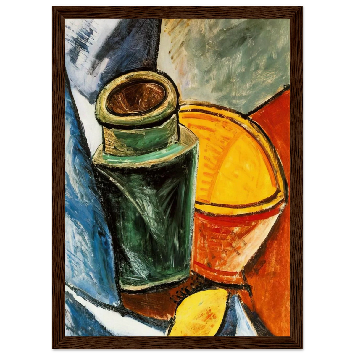 Still life with lemons Framed Poster | Pablo Picasso Framed Prints Wall Art | Pablo Picasso Shop
