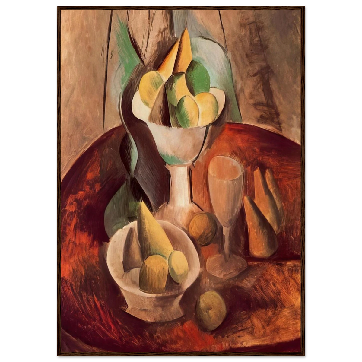 Fruit in a Vase - 1909 Framed Poster | Pablo Picasso Framed Prints Wall Art | Pablo Picasso Shop