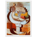 Fruit dish Framed Poster | Pablo Picasso Framed Prints Wall Art | Pablo Picasso Shop