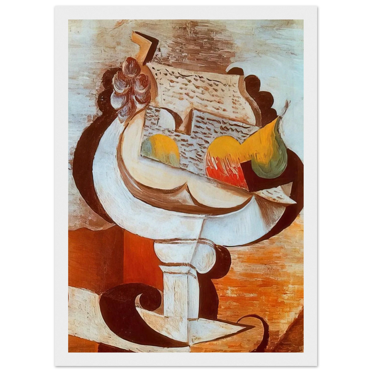 Fruit dish Framed Poster | Pablo Picasso Framed Prints Wall Art | Pablo Picasso Shop