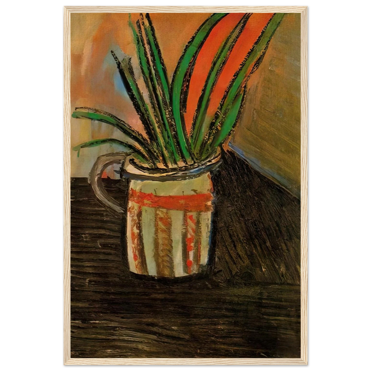 Exotic Flowers - 1907 Framed Poster | Pablo Picasso Framed Prints Wall Art | Pablo Picasso Shop