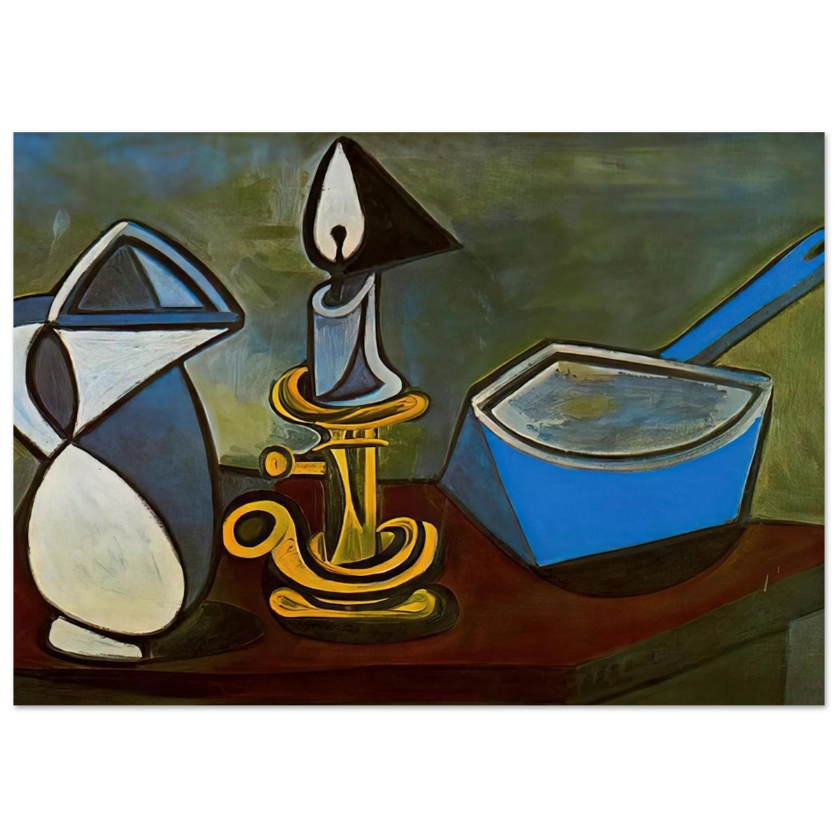 Jug, candle and enamel pan - 1945 Poster | Pablo Picasso Poster | Pablo Picasso Shop