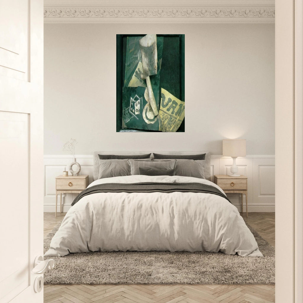 Glass and newspaper Canvas | Pablo Picasso Canvas | Pablo Picasso Shop