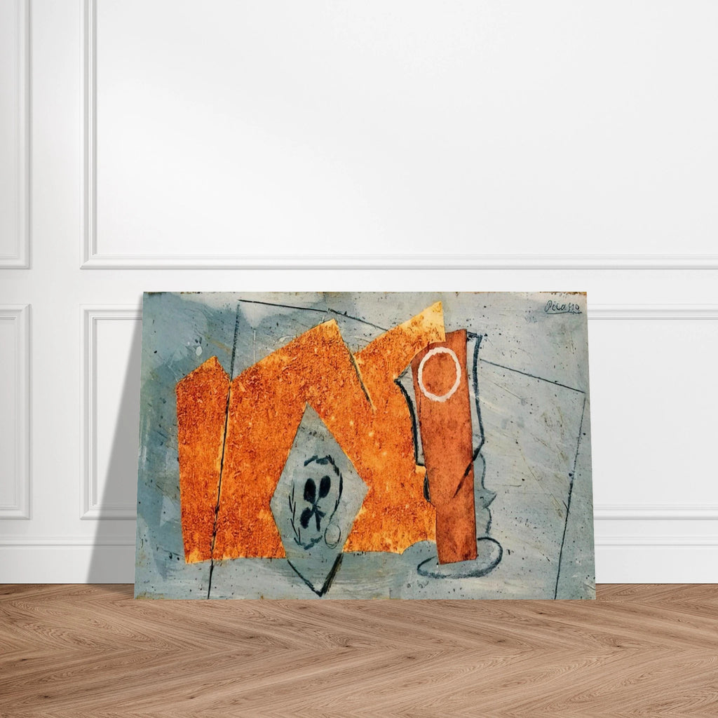 Playing Card and Glass - 1914 Poster | Pablo Picasso Poster | Pablo Picasso Shop