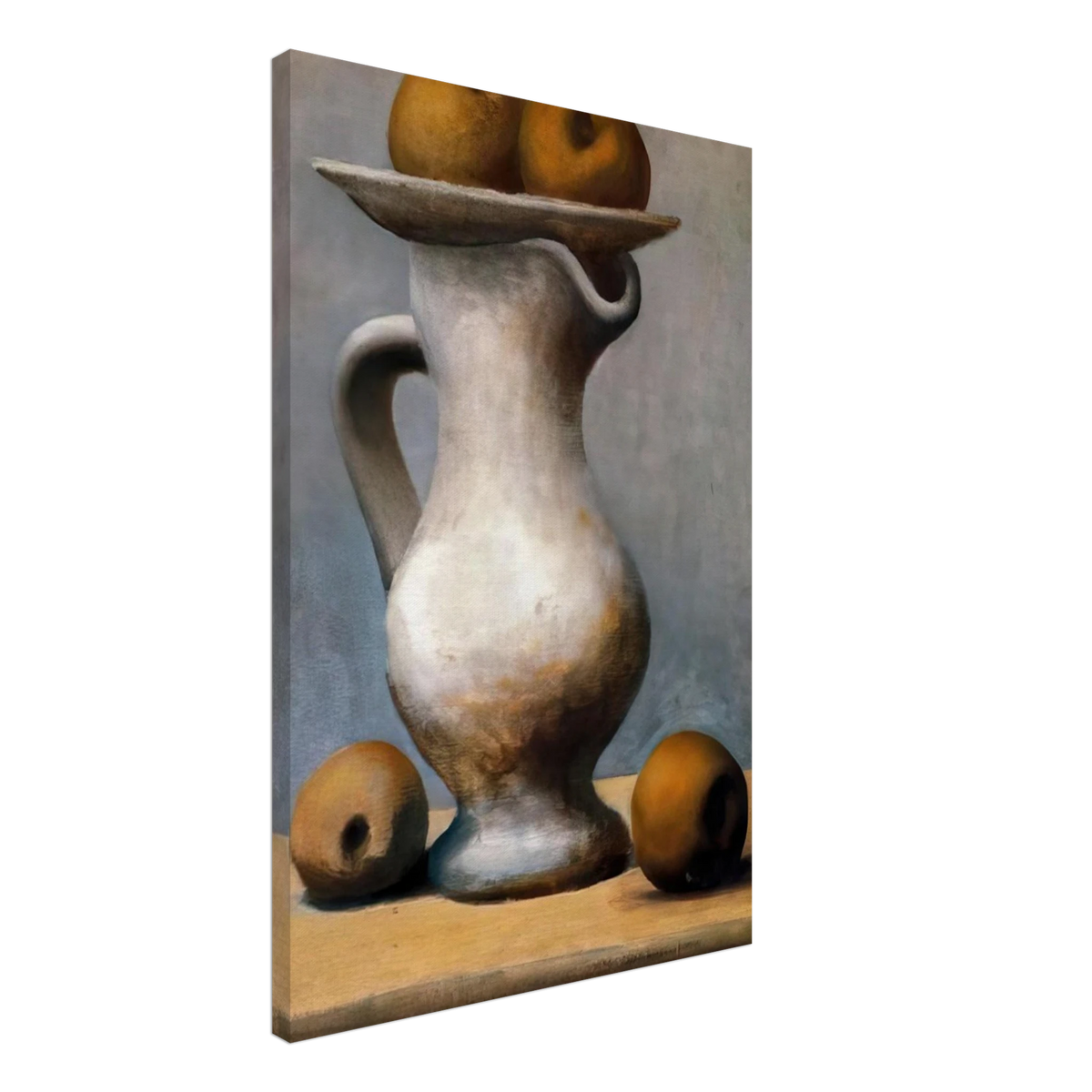 Still life with pitcher and apples Canvas | Pablo Picasso Canvas | Pablo Picasso Shop