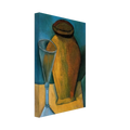 Pot, Glass and Book - 1908 Canvas | Pablo Picasso Canvas | Pablo Picasso Shop