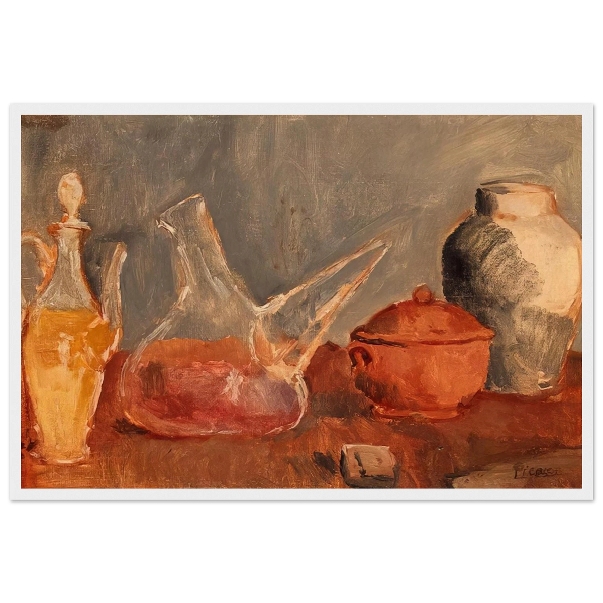 Still life with vases Framed Poster | Pablo Picasso Framed Prints Wall Art | Pablo Picasso Shop