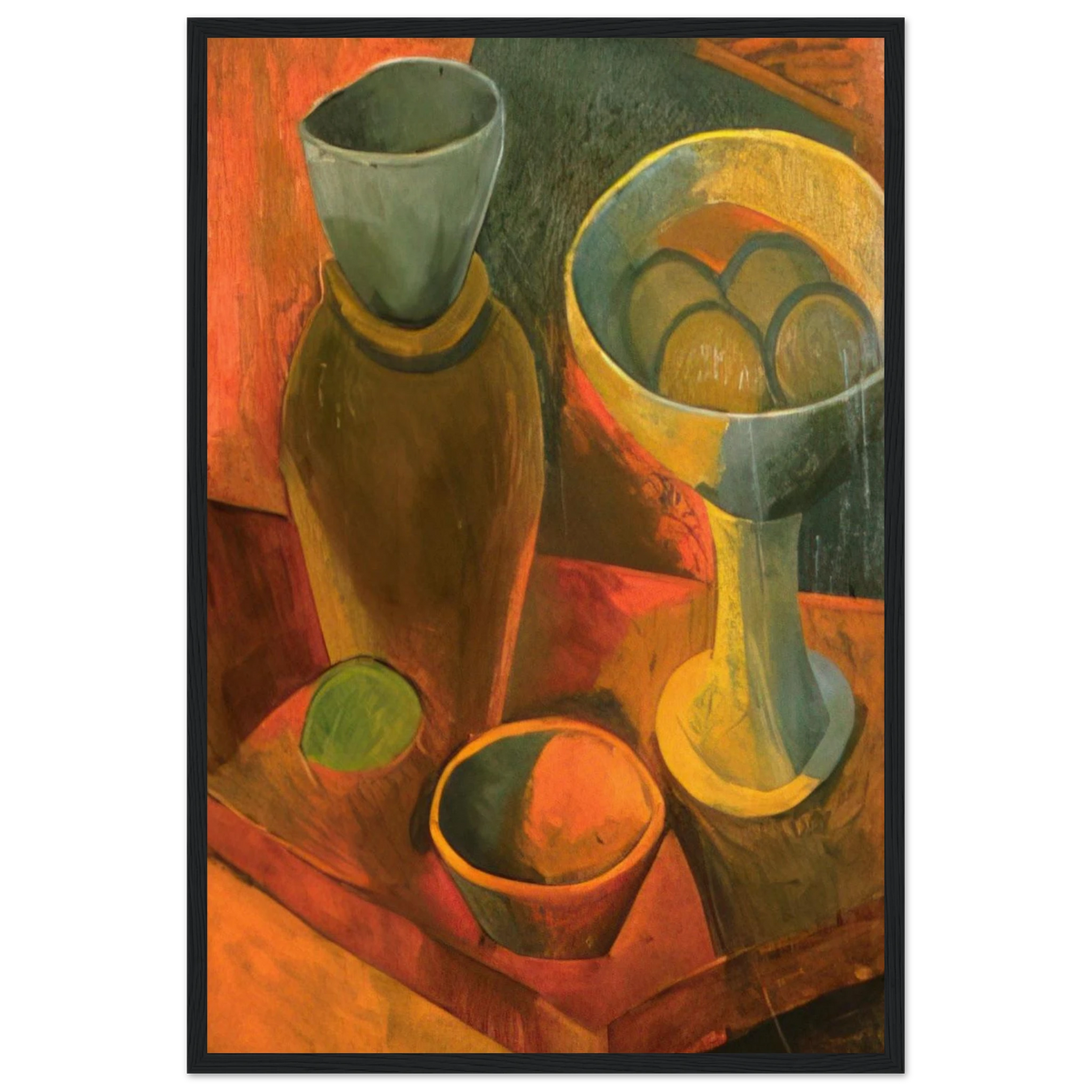 Jug and fruit dish Framed Poster | Pablo Picasso Framed Prints Wall Art | Pablo Picasso Shop