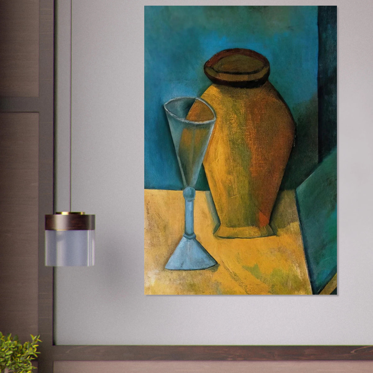 Pot, Glass and Book - 1908 Poster | Pablo Picasso Poster | Pablo Picasso Shop