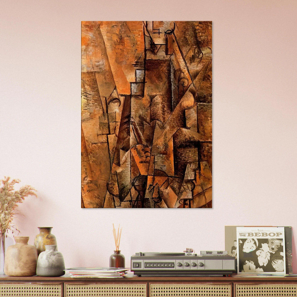 Clarinetist - 1911 Canvas | Pablo Picasso Canvas | Pablo Picasso Shop