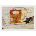 Glass on a Table - 1914 Framed Poster | Pablo Picasso Framed Prints Wall Art | Pablo Picasso Shop