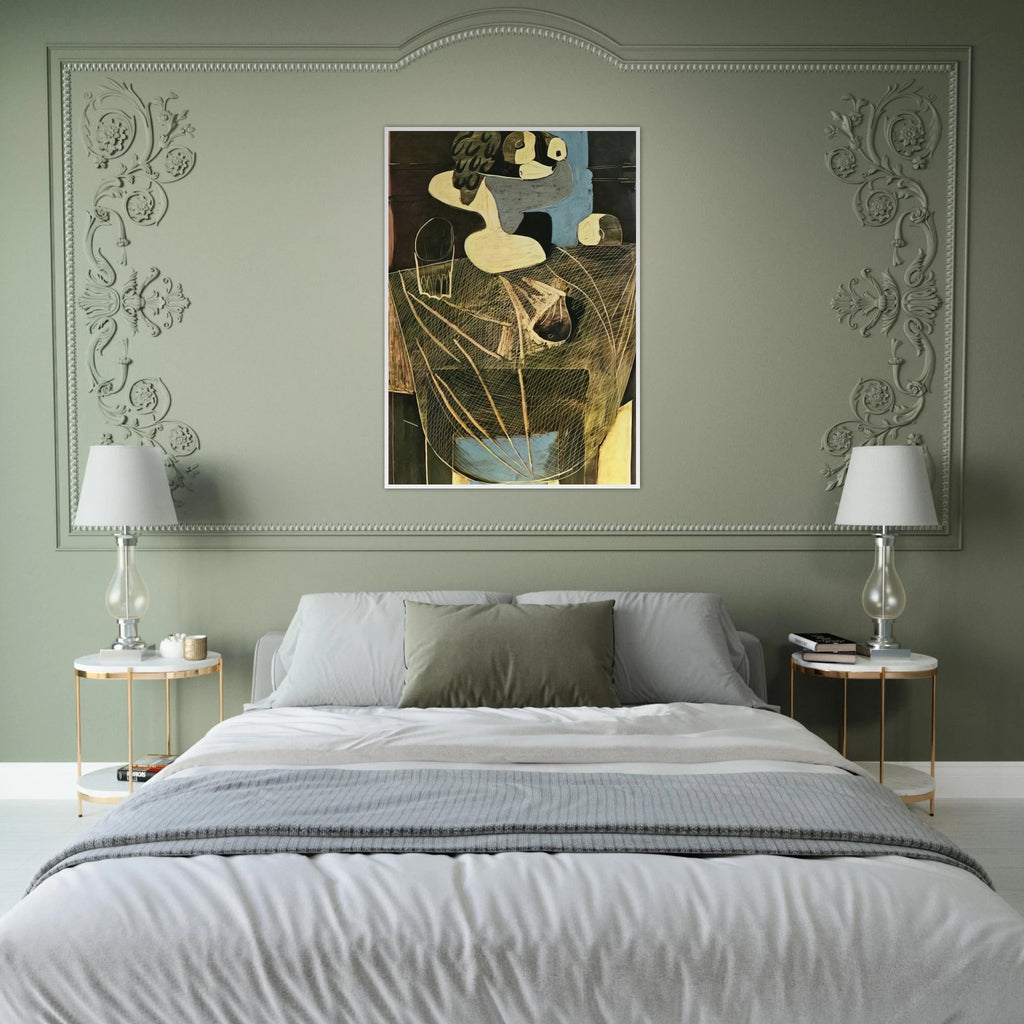 Still life with fishing net Framed Poster | Pablo Picasso Framed Prints Wall Art | Pablo Picasso Shop