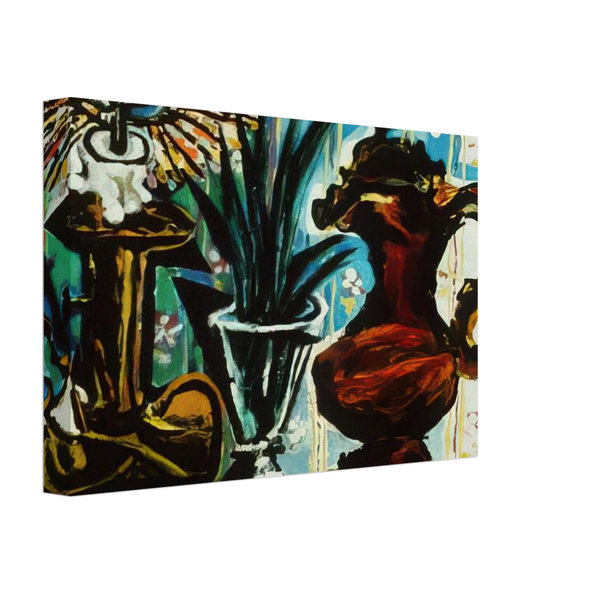 Still life with candle Canvas | Pablo Picasso Canvas | Pablo Picasso Shop
